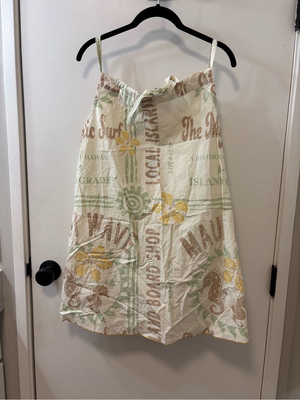 BDG Tropical Print A-Line Dress
